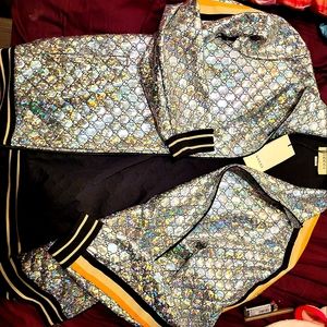 Gucci holographic jacket